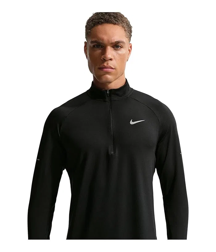 Футболка Dri-FIT Stride Reflective Midlayer Nike, Black/Reflective Silver — фото 2