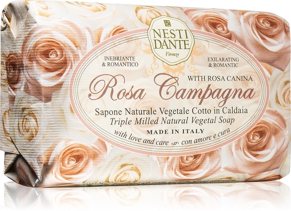 

Натуральное мыло Rosa campagna Nesti Dante, 150 гр