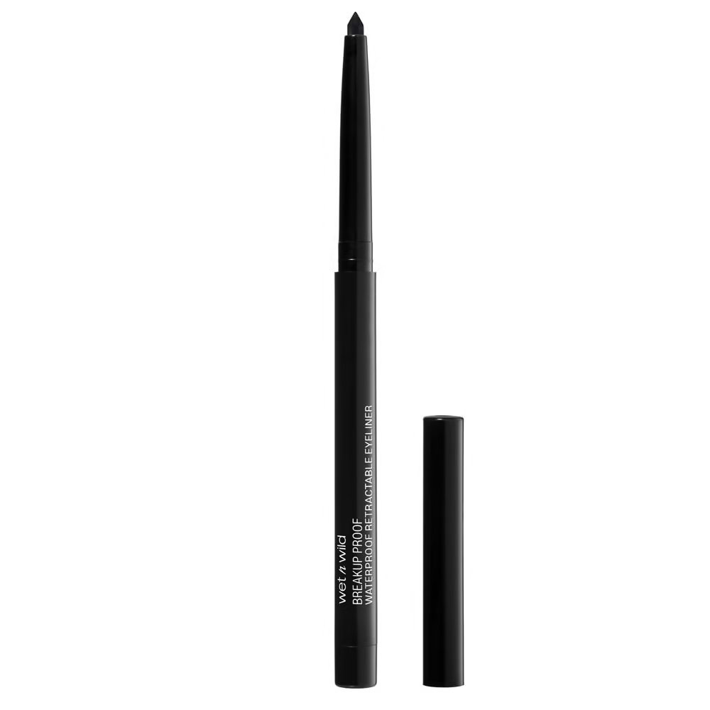 

Wet n Wild, Водостойкая выдвижная подводка для глаз Blackest Black, 0,23 г