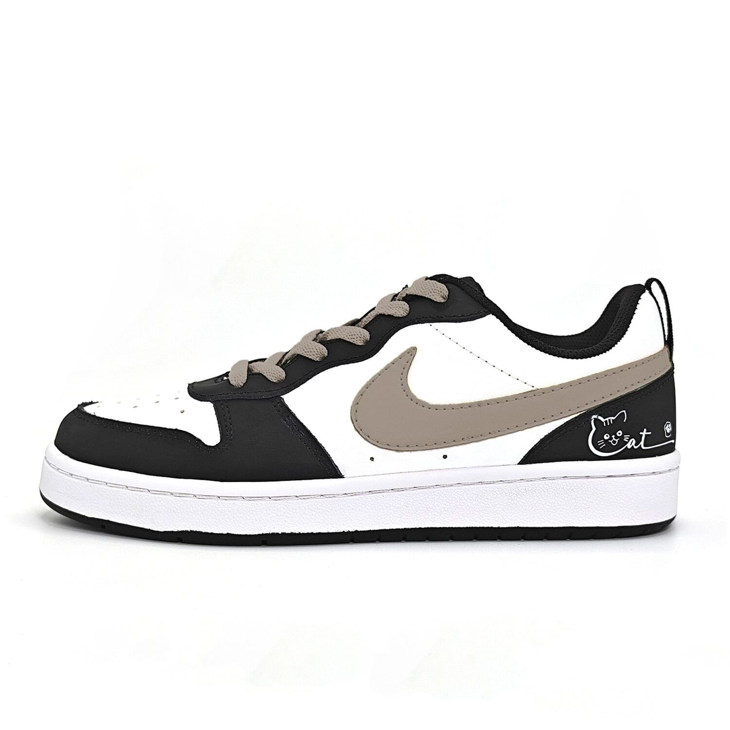 

Кроссовки Nike Court Borough Skateboarding Shoes Women's Low-top Brown, коричневый