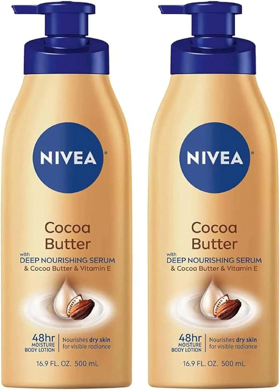 Лосьон для тела Nivea Cocoa Butter, 2x500 мл