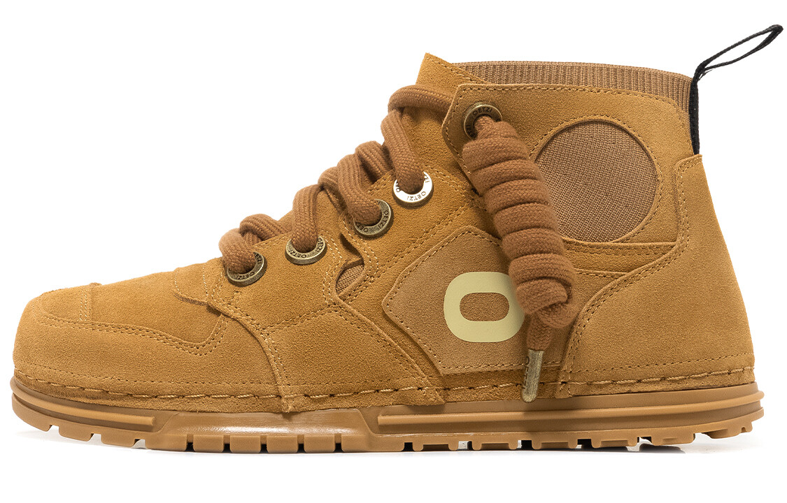 

Кроссовки OETZI Skateboarding Shoes Unisex Mid-top Brown, коричневый