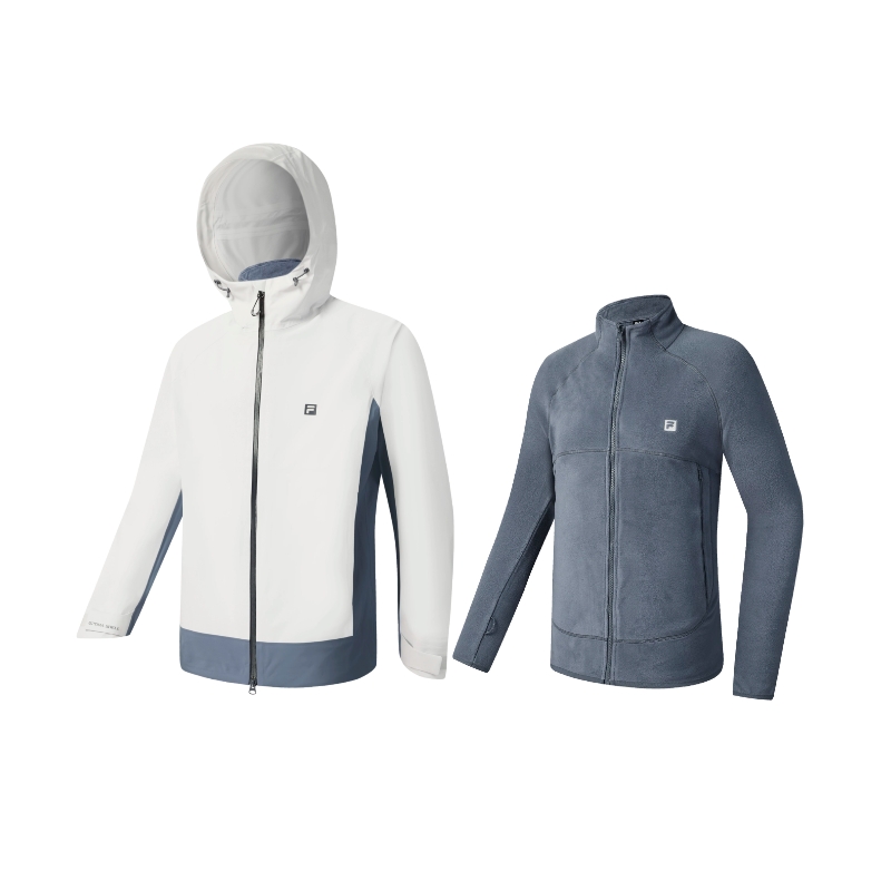 

Фитнес-куртка Windbreaker Unisex: Waterproof, Windproof, Breathable, Abrasion Resistant, Thermal FILA, белый