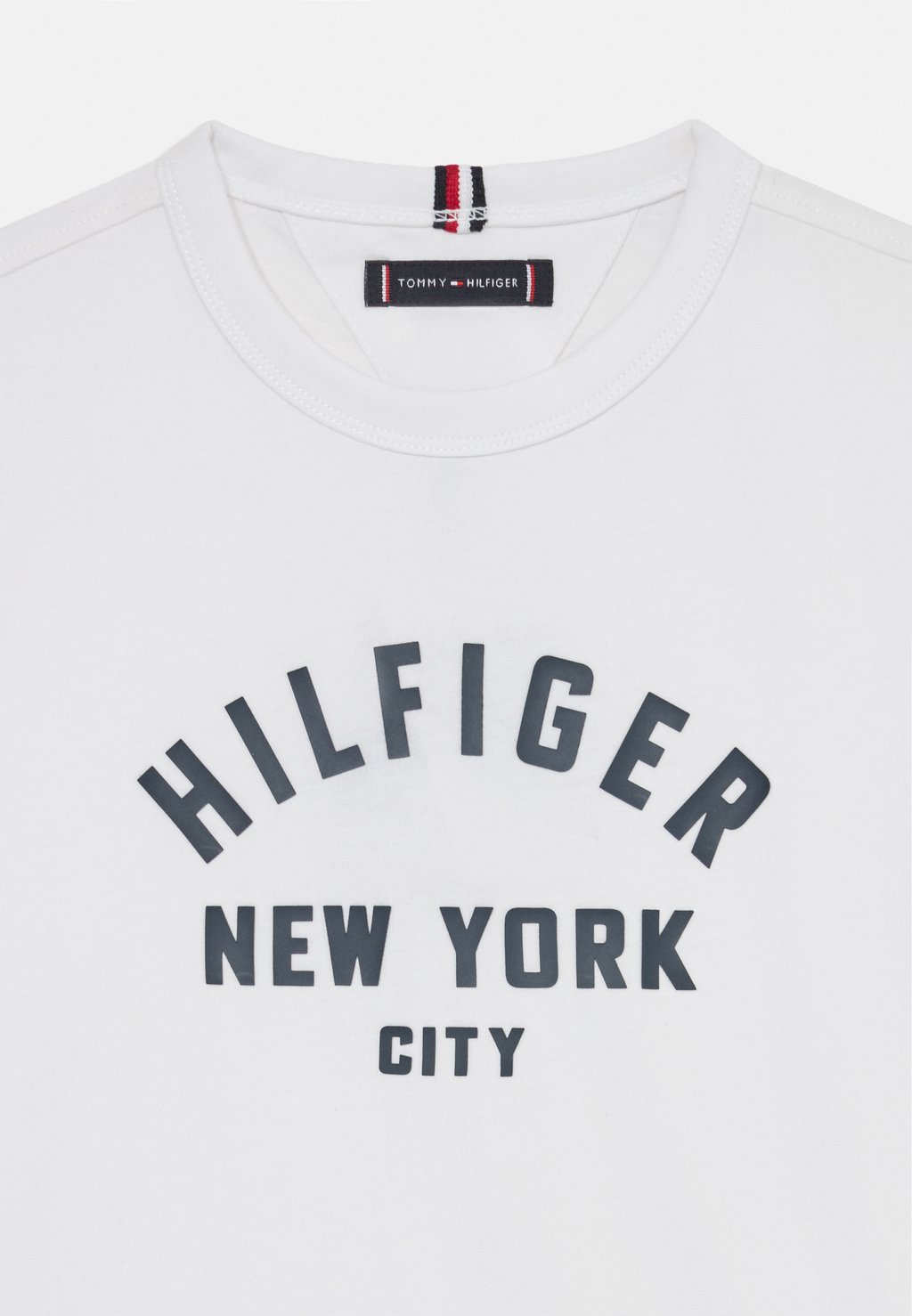 Футболка с принтом CURVED GRAPHIC TEE UNISEX Tommy Hilfiger, белый — фото 3