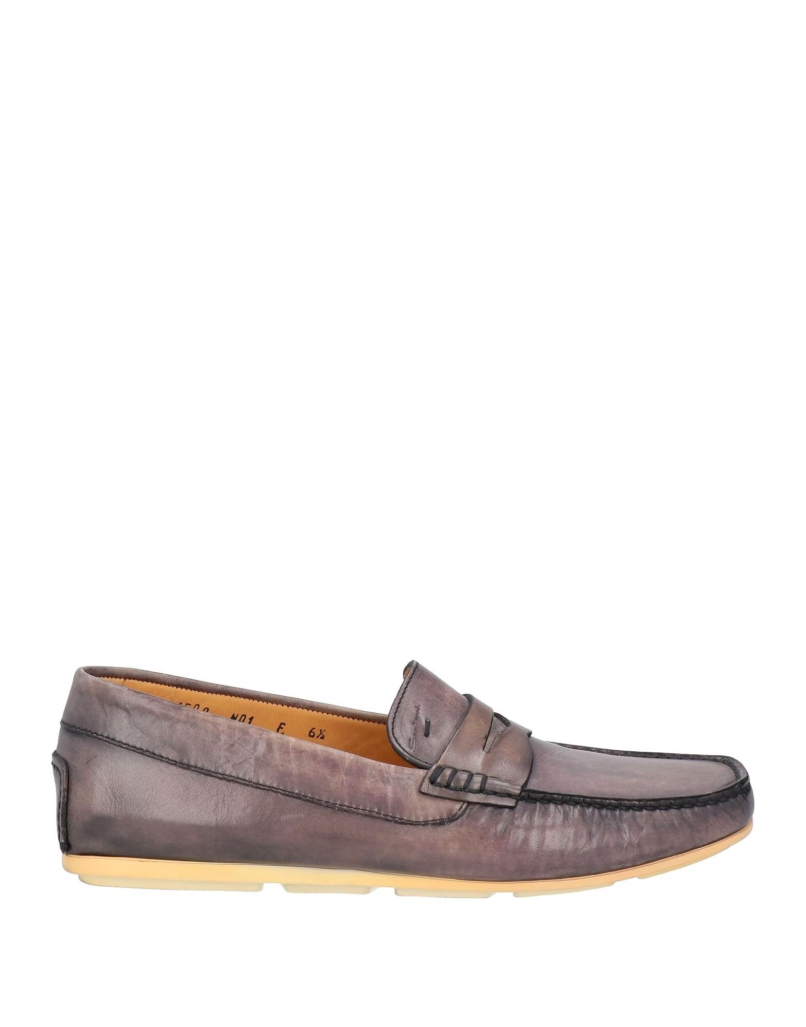 

Лоферы Santoni, свинцовый