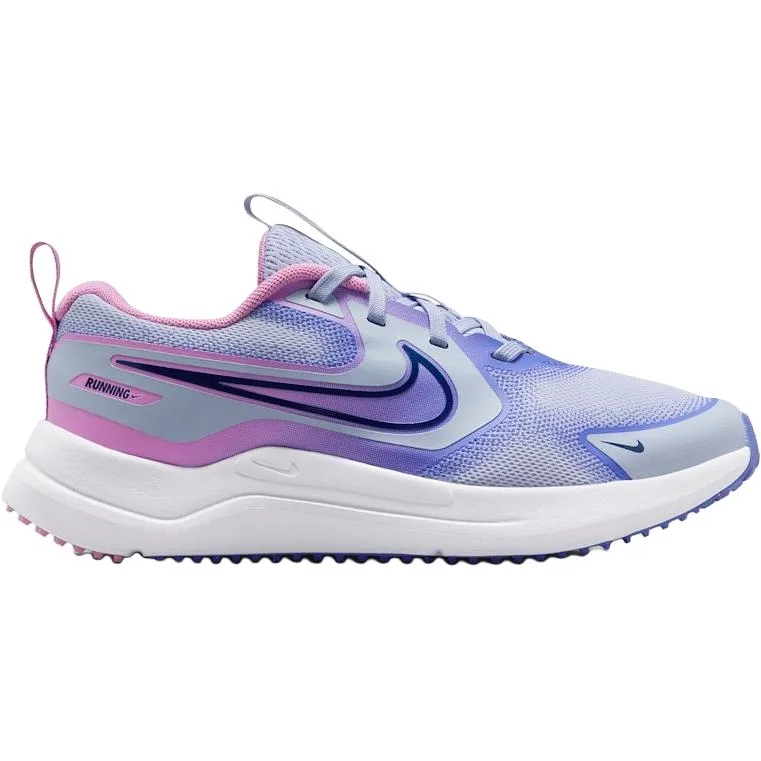 Nike Кроссовки для бега low top cosmic runner серо-сине-фиолетовые kids' — фото 3