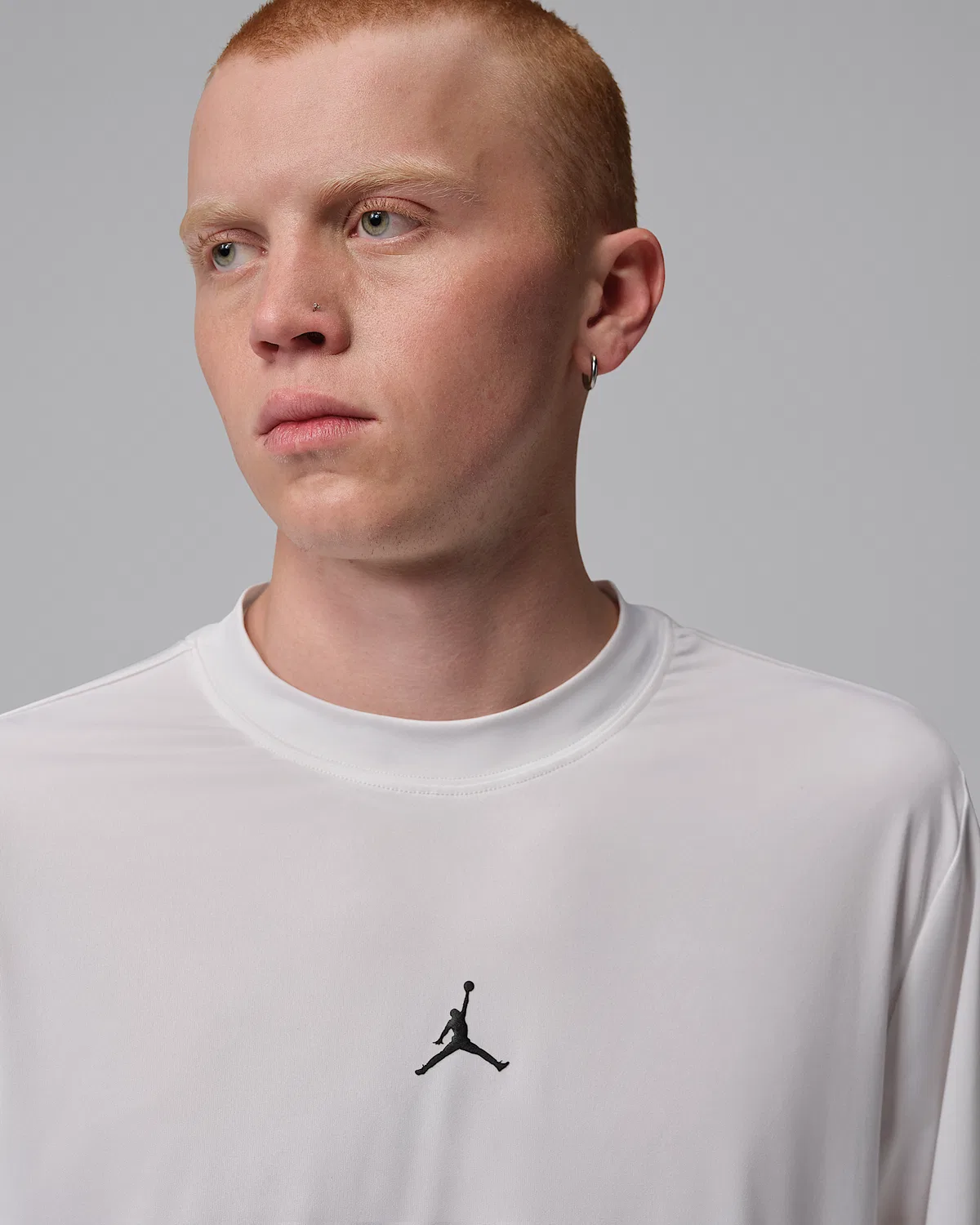 Мужская футболка Dri-FIT с коротким рукавом Jordan Sport Essentials, White — фото 3