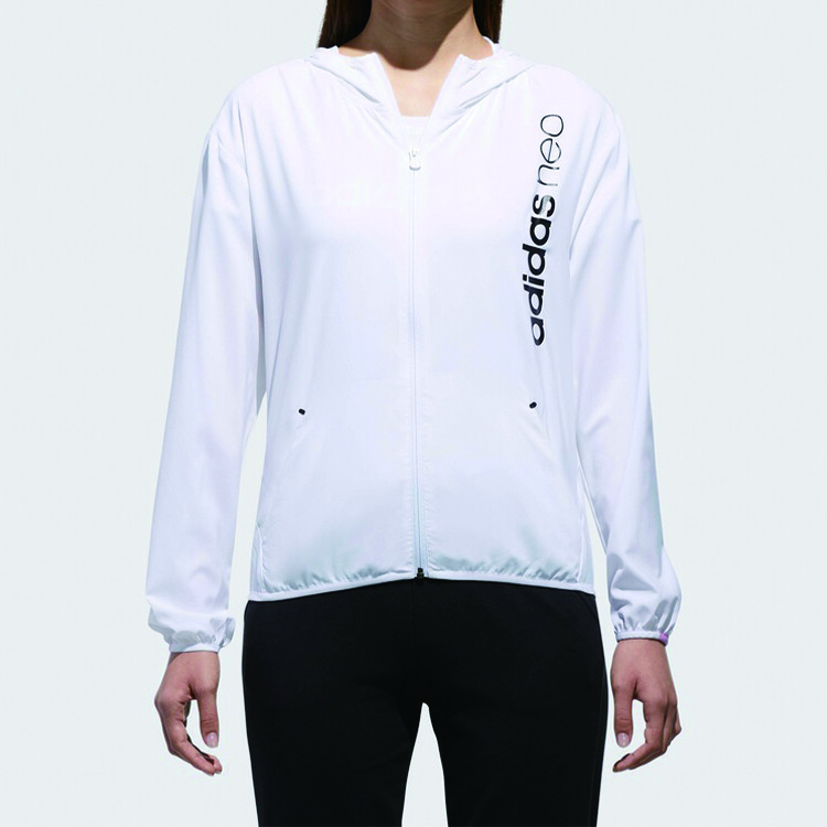 Куртка женская белый / Blessing светло-фиолетовый Adidas Neo — фото 3
