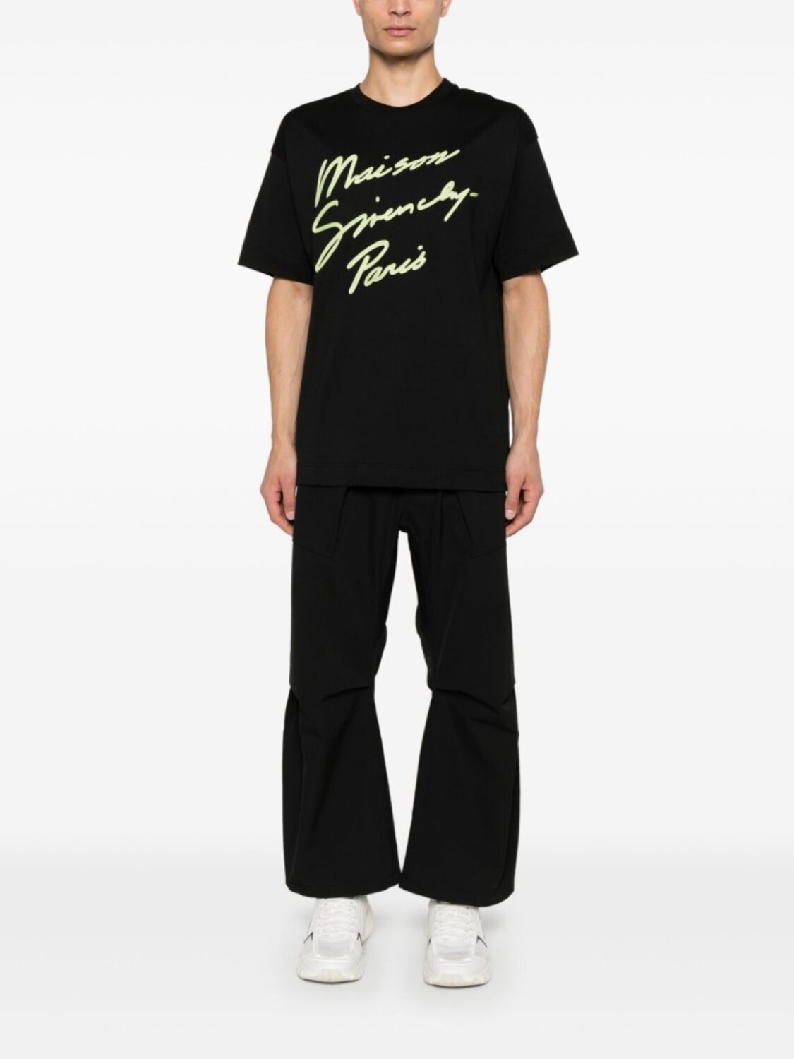 Футболка с вышитым логотипом Givenchy, черный — фото 2