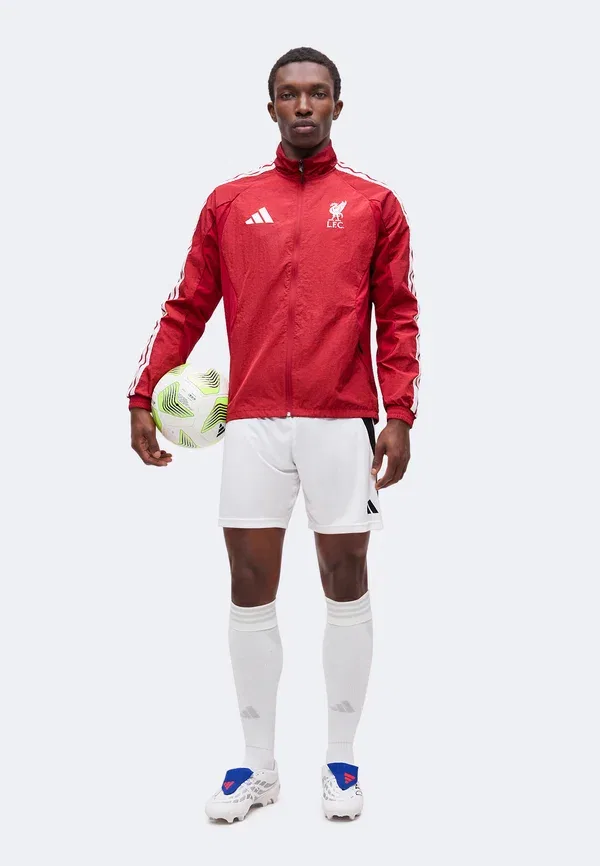 Куртка Liverpool FC Home Anthem Jacket Club Wear Adidas Performance, активный бордовый — фото 2