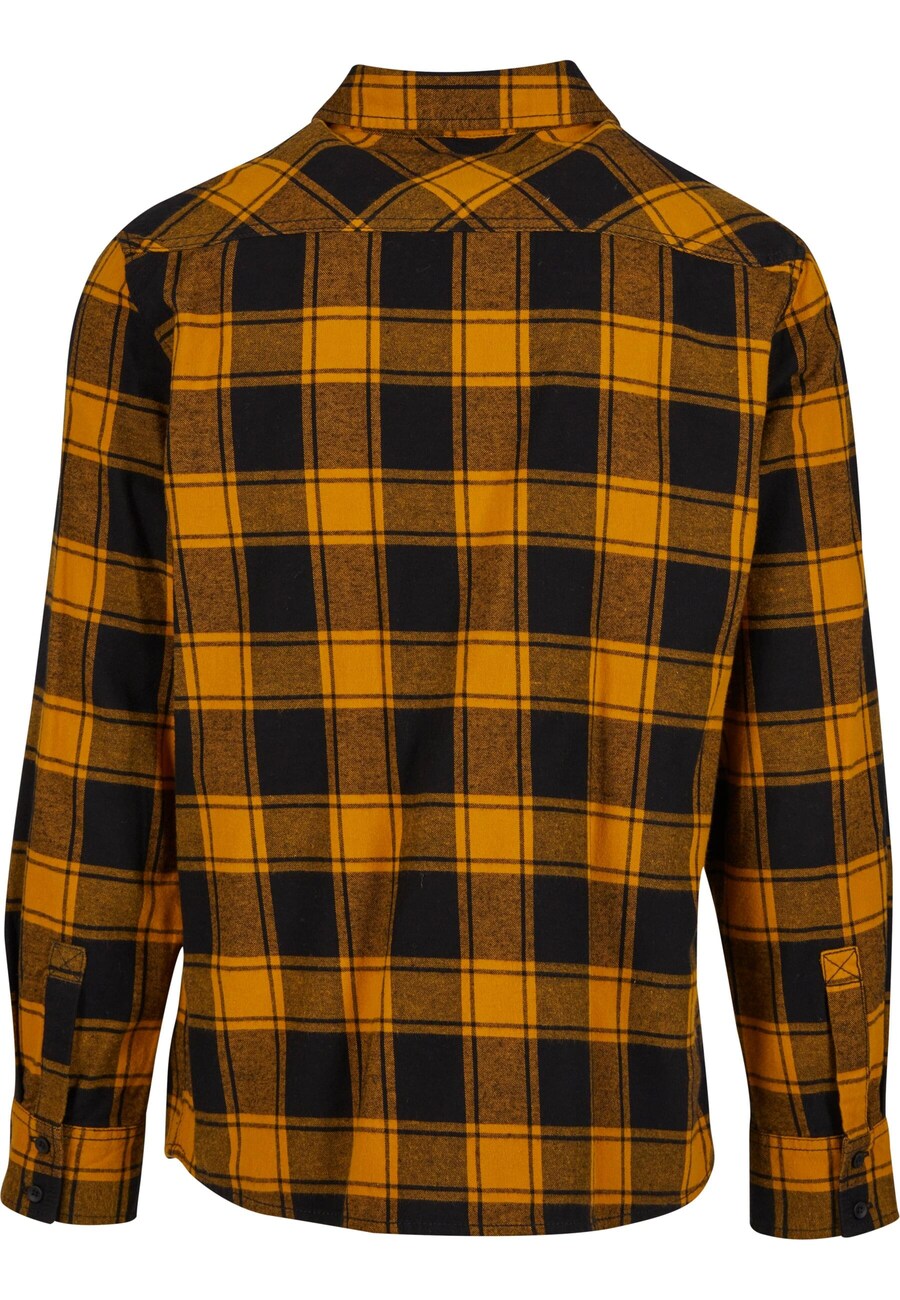 Рубашка на пуговицах классического кроя Brandit, Neon orange/mottled orange/Black — фото 3