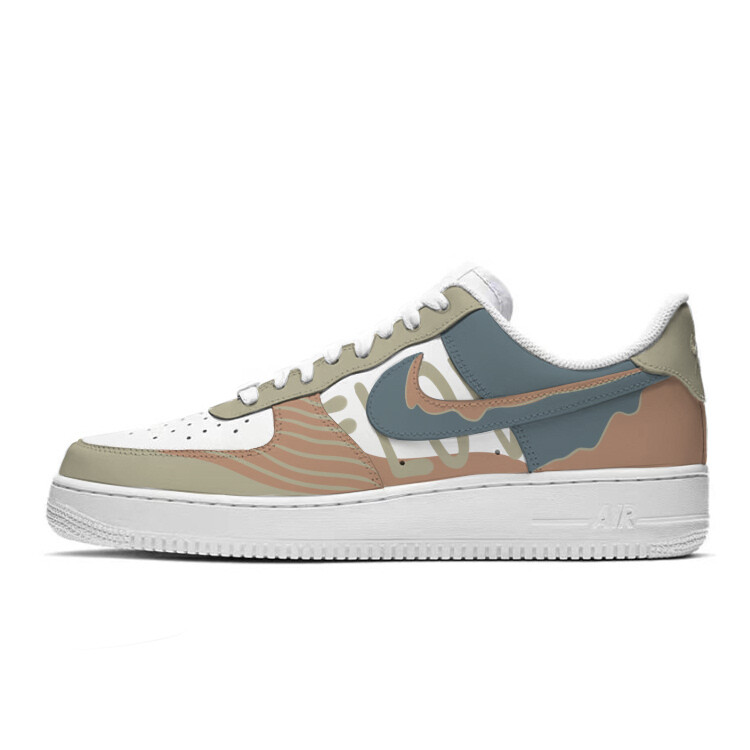 

Кроссовки Air Force 1 для скейтбординга унисекс с низким верхом, белый/желтый Nike