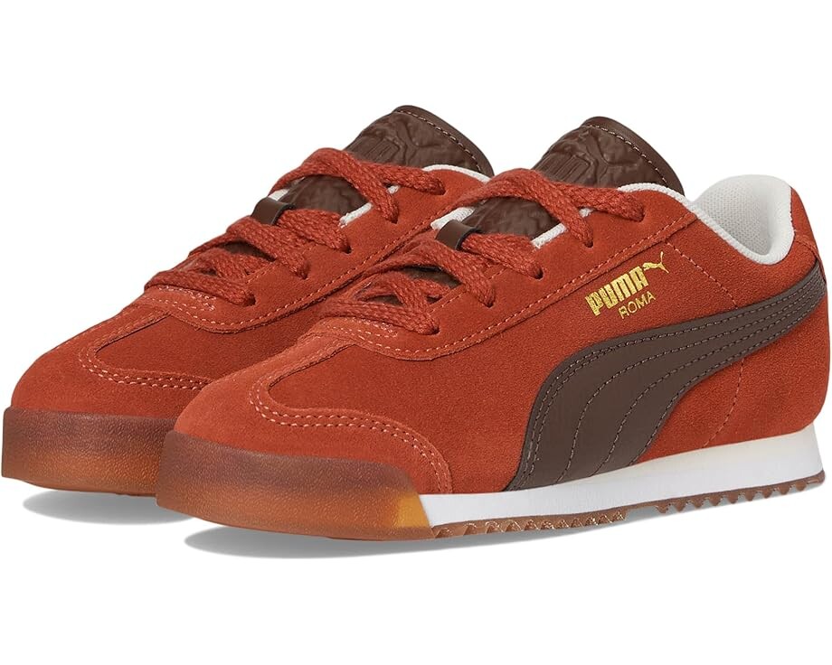 

Кроссовки PUMA Kids Roma, цвет Mars Red/Espresso Brown/Gum