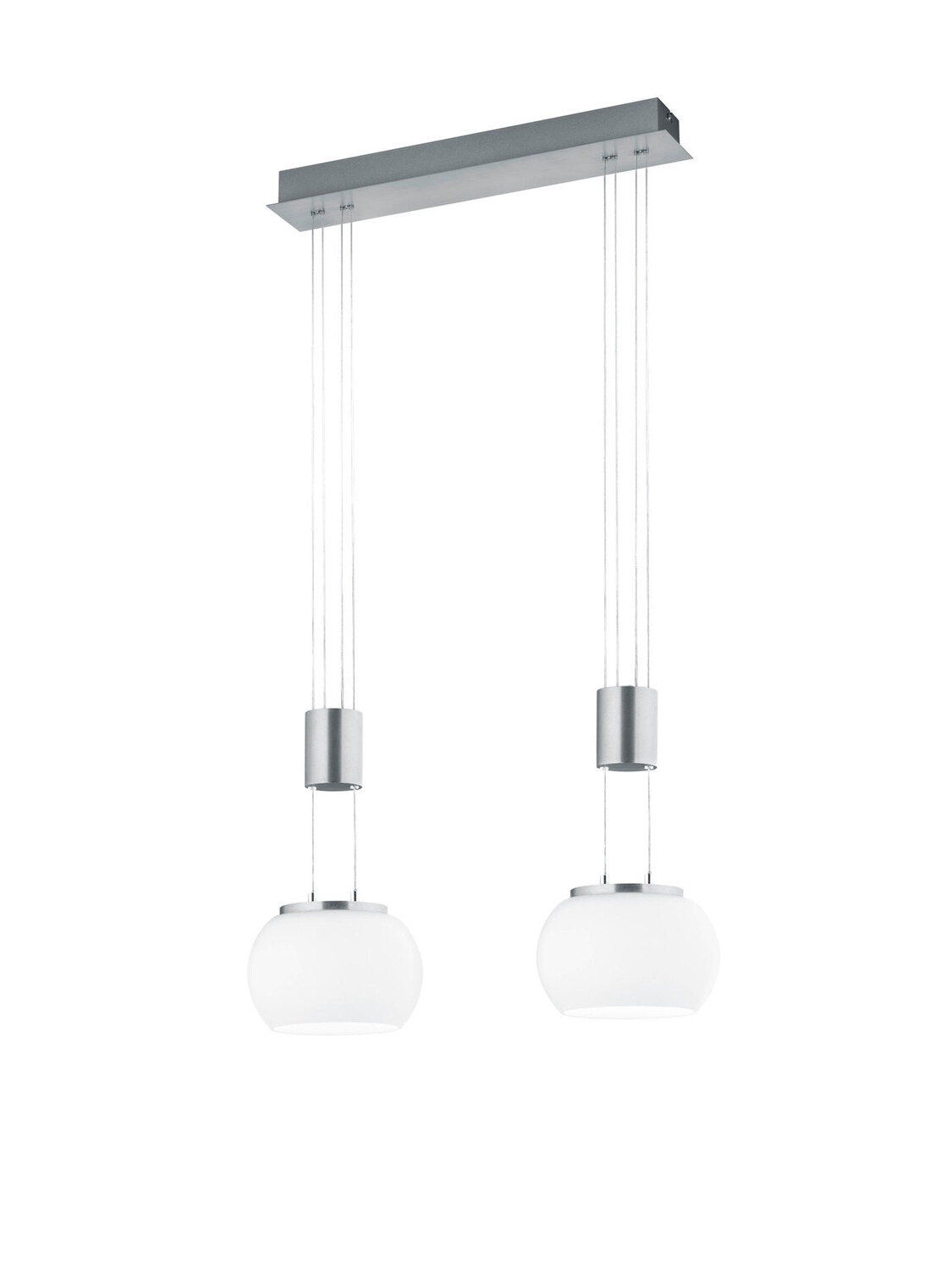 

Светодиодная подвесная лампа Trio Leuchten, 52x150x18 см, белый/никельа