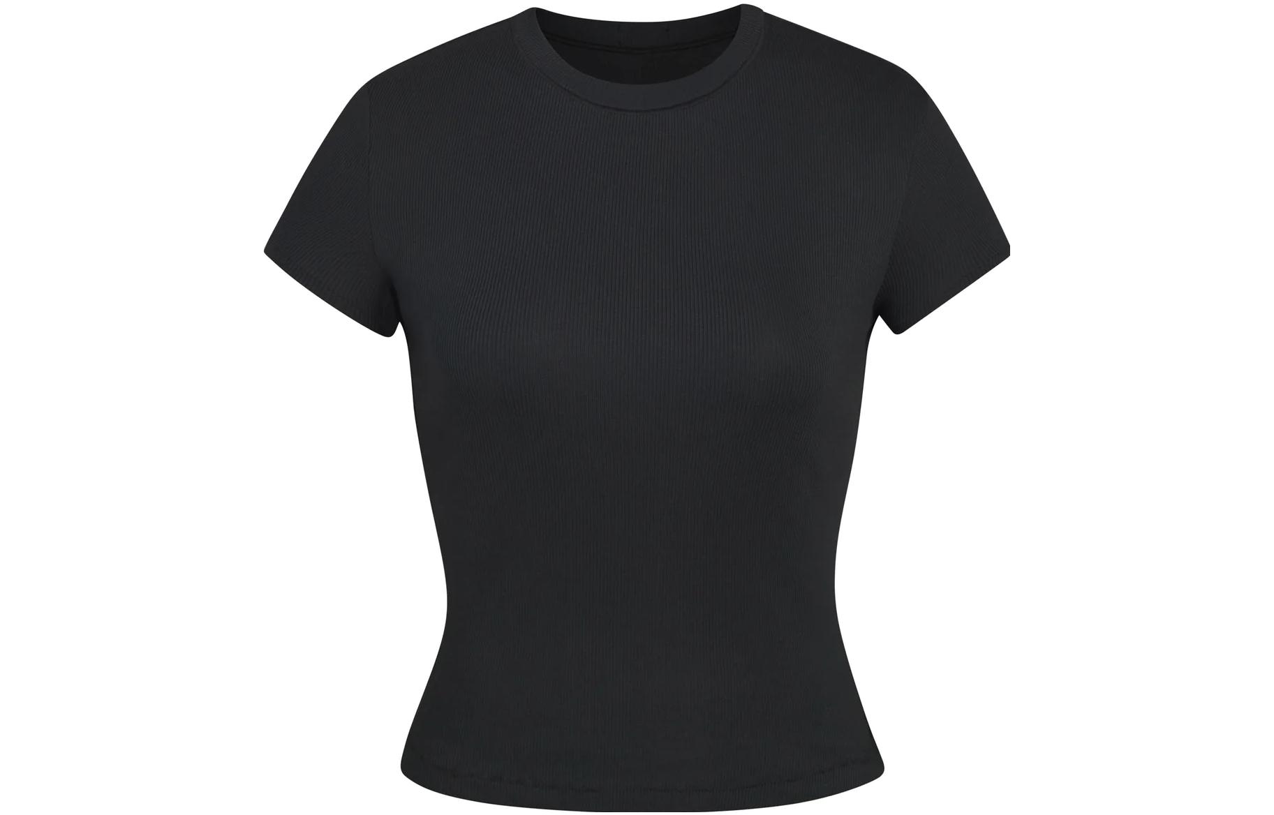 

Футболка SKIMS женская дымчато-серая/SOOT