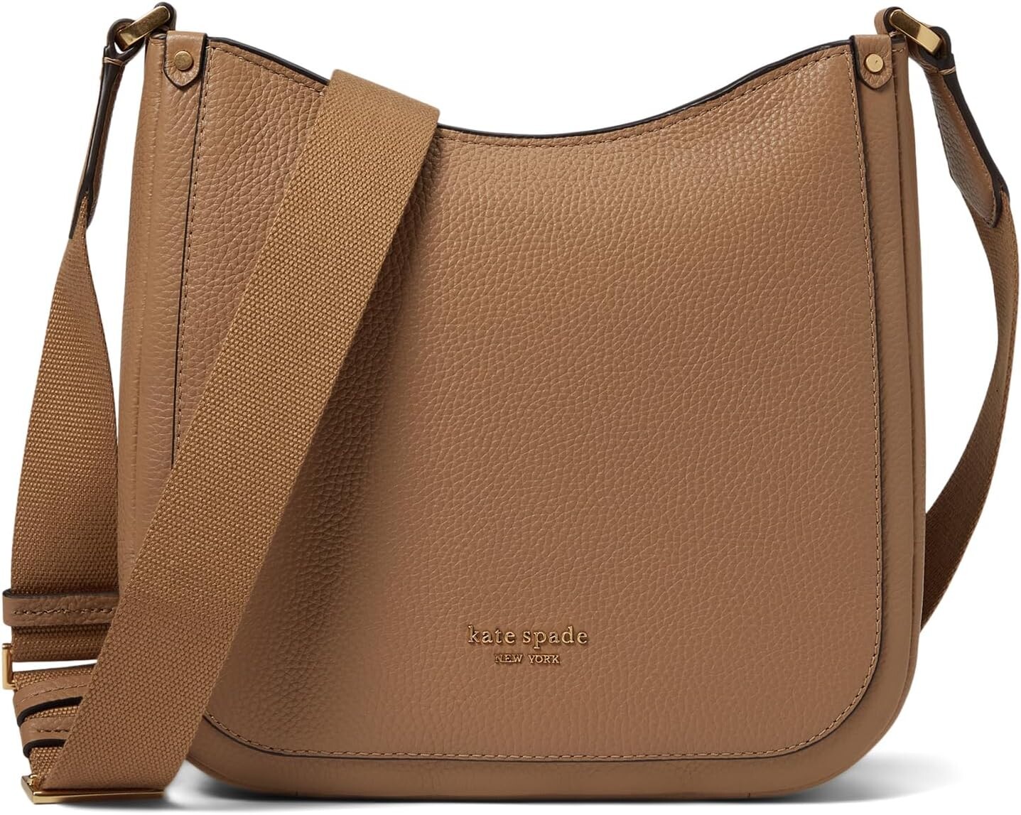 

Сумка-мессенджер Roulette из шагреневой кожи среднего размера Kate Spade New York, цвет Bungalow