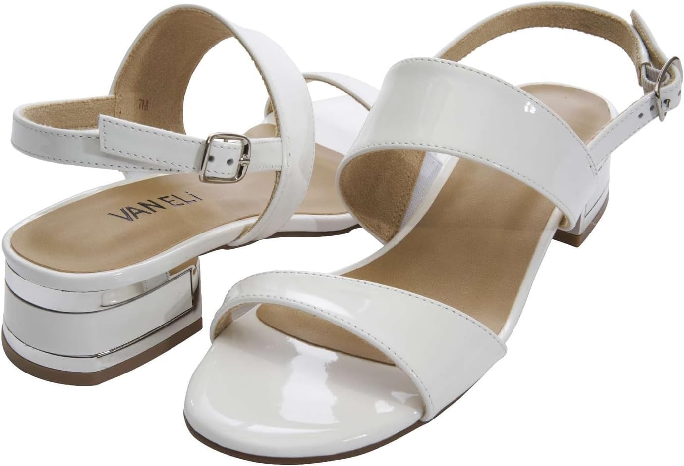 Сандалии Vaneli Hilary, цвет White Patent