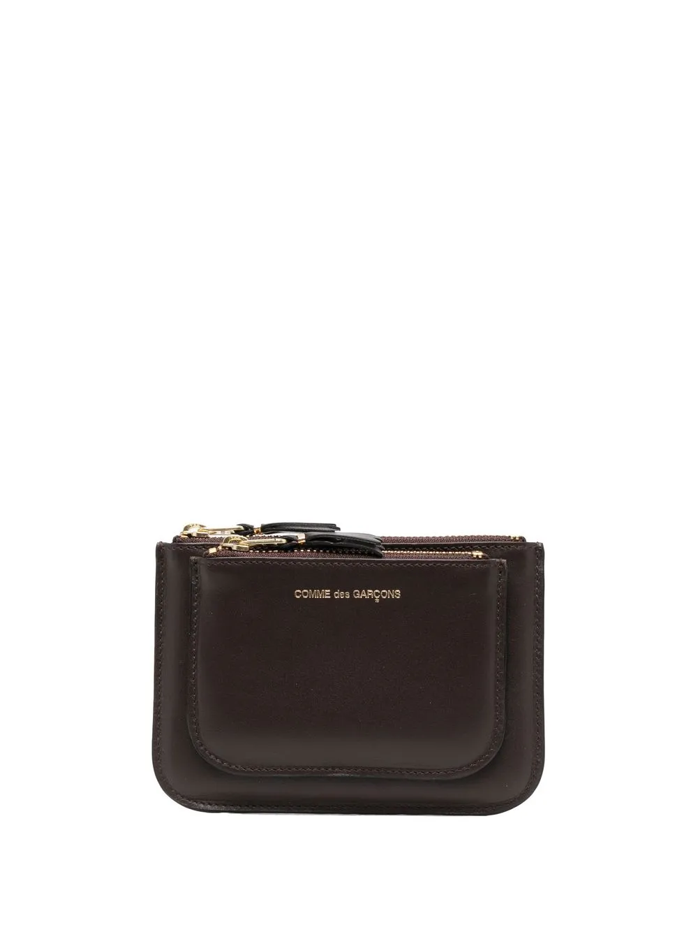 

Кошелек с двумя отделениями Comme Des Garçons Wallet, коричневый
