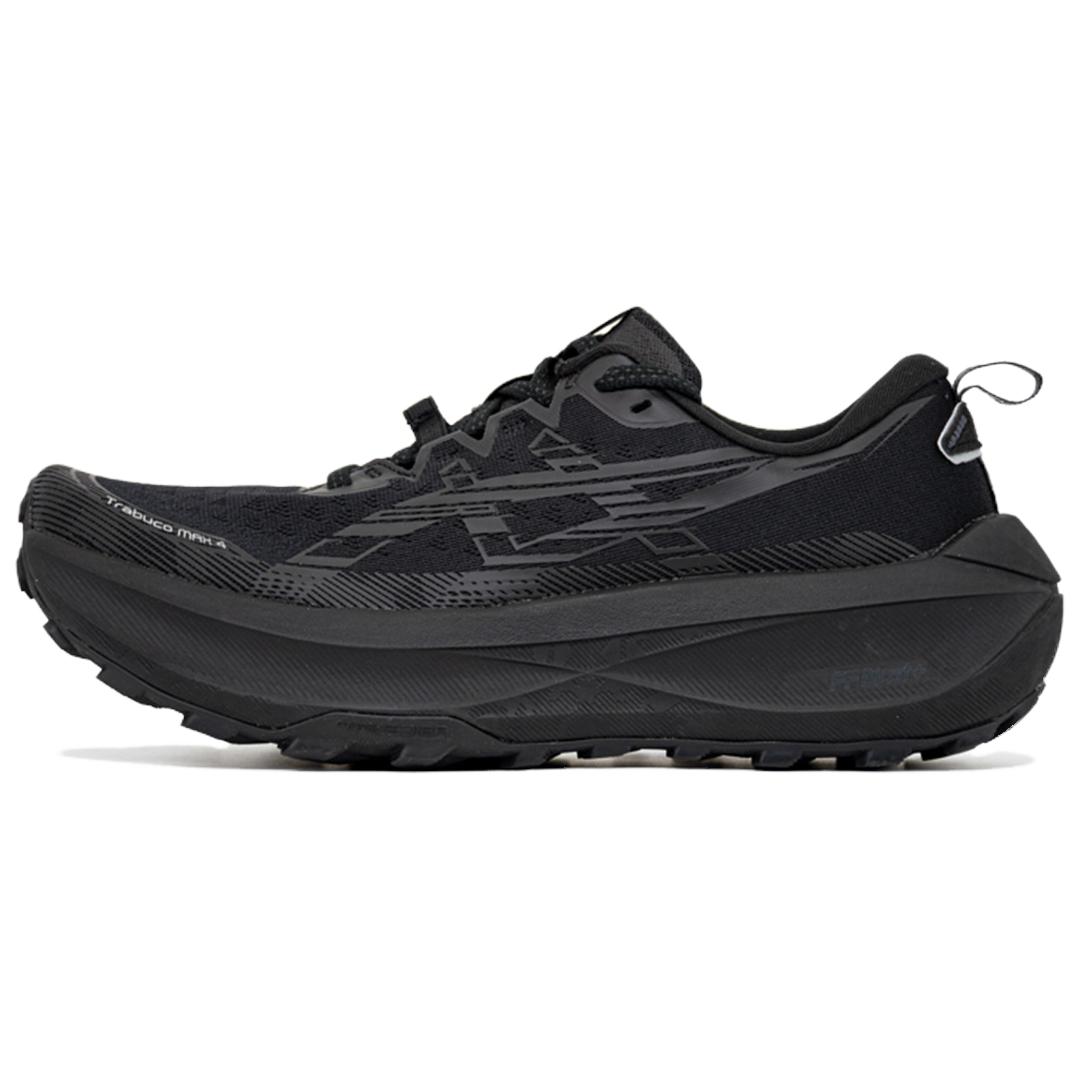 

ASICS Дышащие и эластичные кроссовки для бега TRABUCO Max 4, мужские, черные