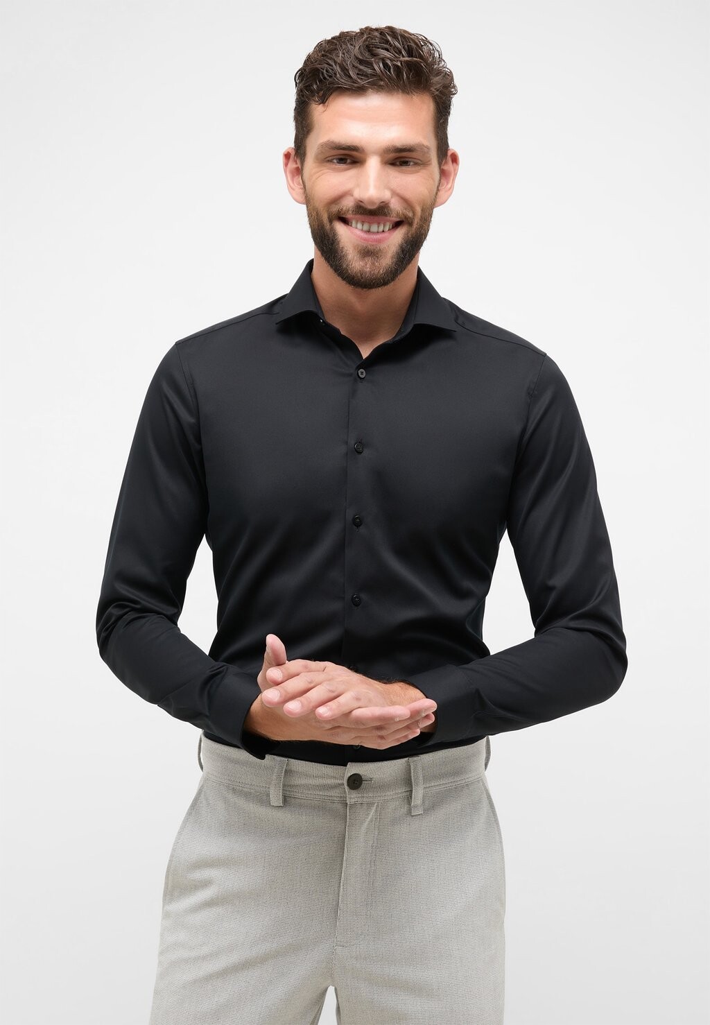 

Деловая рубашка BUSINESS SUPER Eterna, цвет schwarz