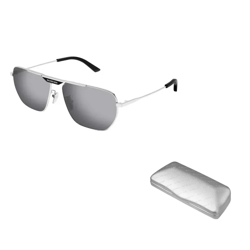 

Balenciaga Навигационные солнцезащитные очки Tag 2.0, Silver
