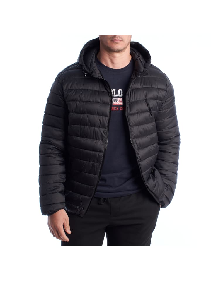 Переходная куртка черного цвета U.S. Polo Assn. — фото 4