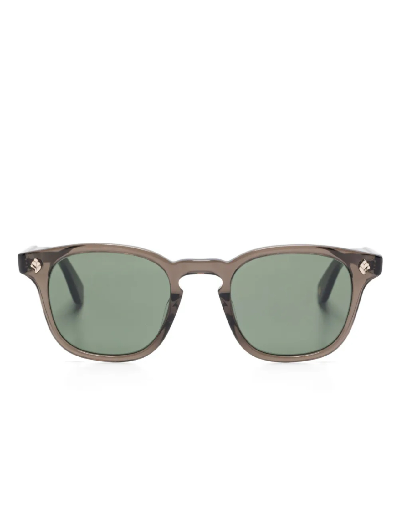 

Garrett Leight солнцезащитные очки Ace, коричневый