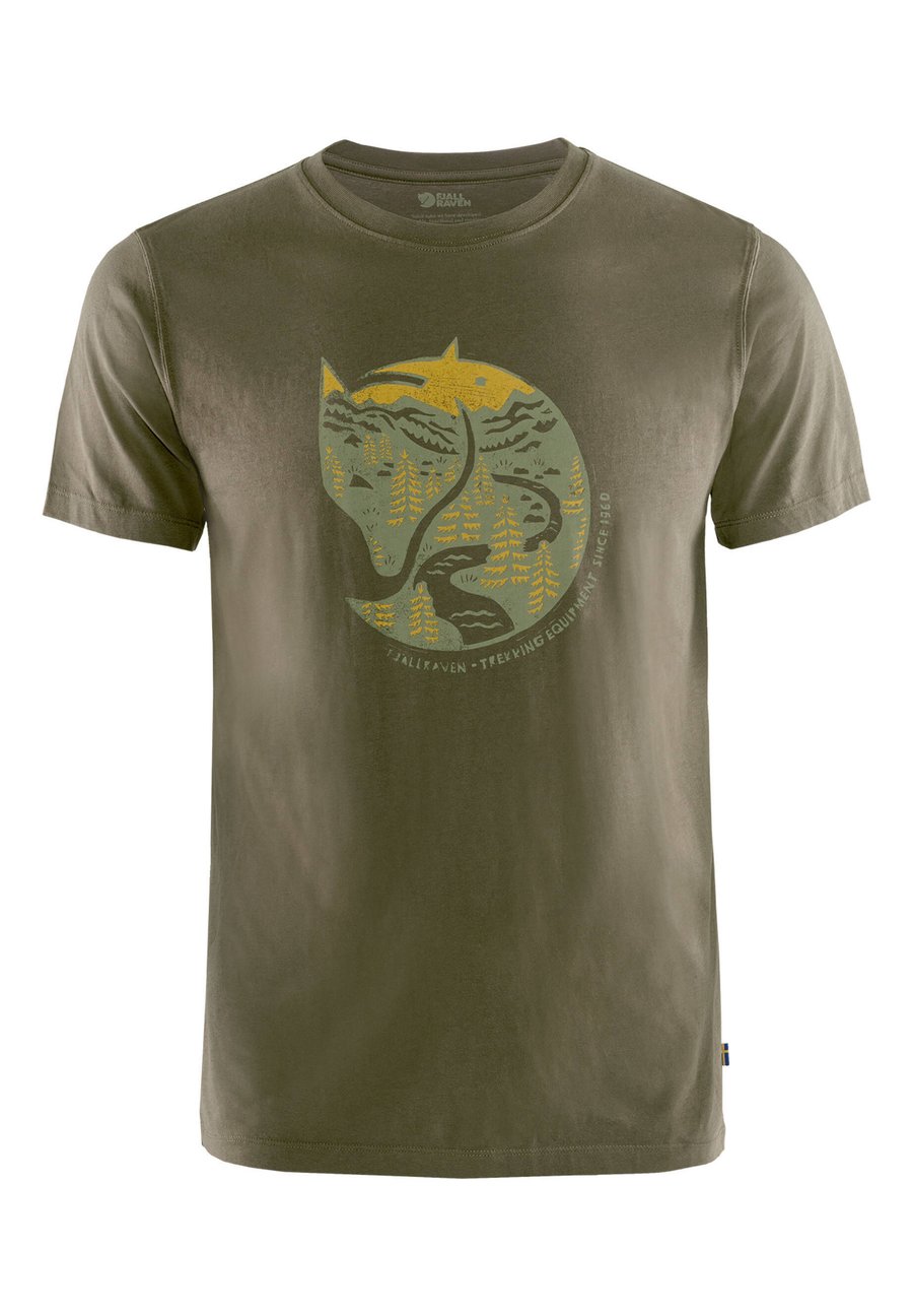 

Спортивная футболка Fjällräven ARCTIC FOX T-SHIRT M, Dark Olive/Olive