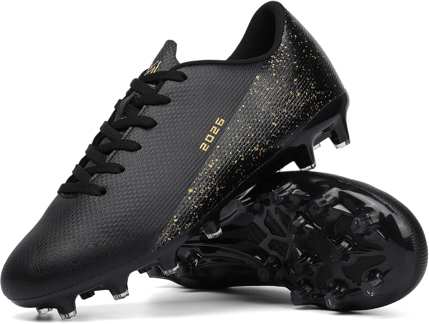 

Мужские футбольные бутсы, женские футзальные кроссовки, широкие бейсбольные кроссовки для травы, взрослые и детские регбийные кроссовки, большие и маленькие шипы, футбольные бутсы AG TF Godlark, черный