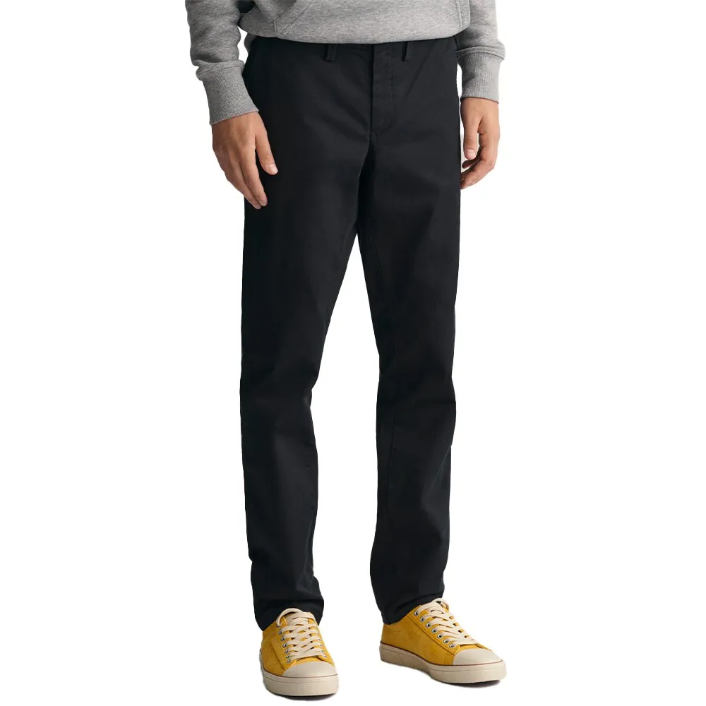 

Брюки чинос Gant Slim Fit Twill, серый
