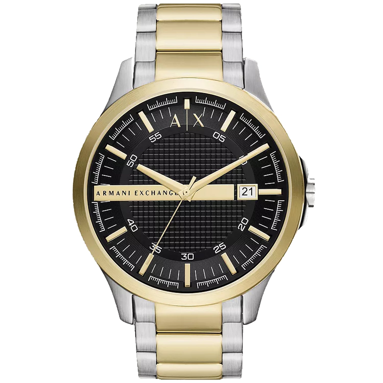 

Мужские часы Armani Exchange Hampton с черным циферблатом