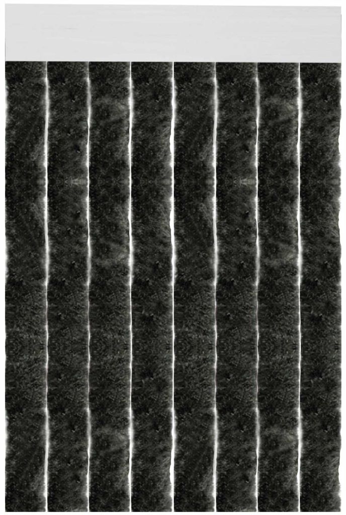 

Флисовая штора 56х185см (антрацитово-черная), идеальная защита от насекомых и конфиденциальности для вашего фургона/фургона, доступно множество цветов. Arsvita, черный