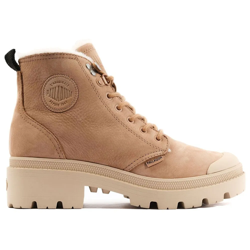 Ботинки Palladium Pallabase Nubuck Zip WL, бежевый