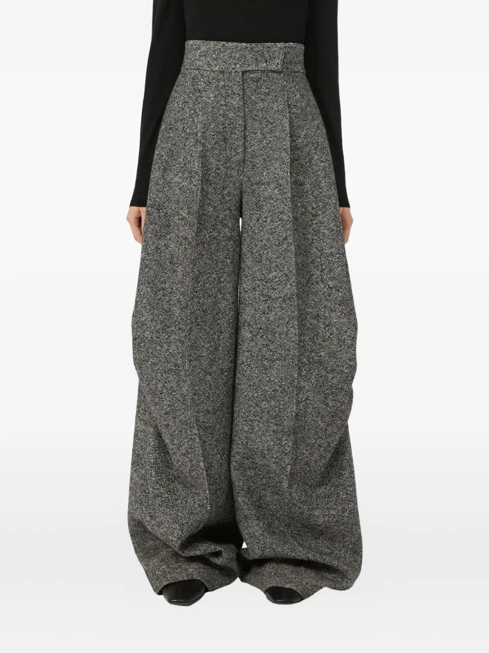 

Плиссированные брюки MAX MARA, черный