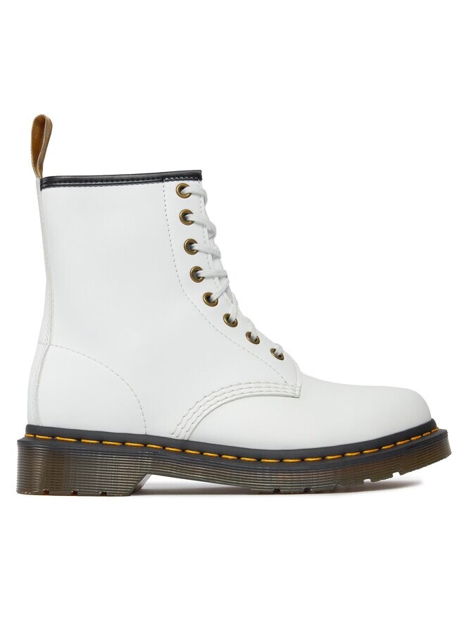 Ботинки Dr. Martens на шнурках, белый