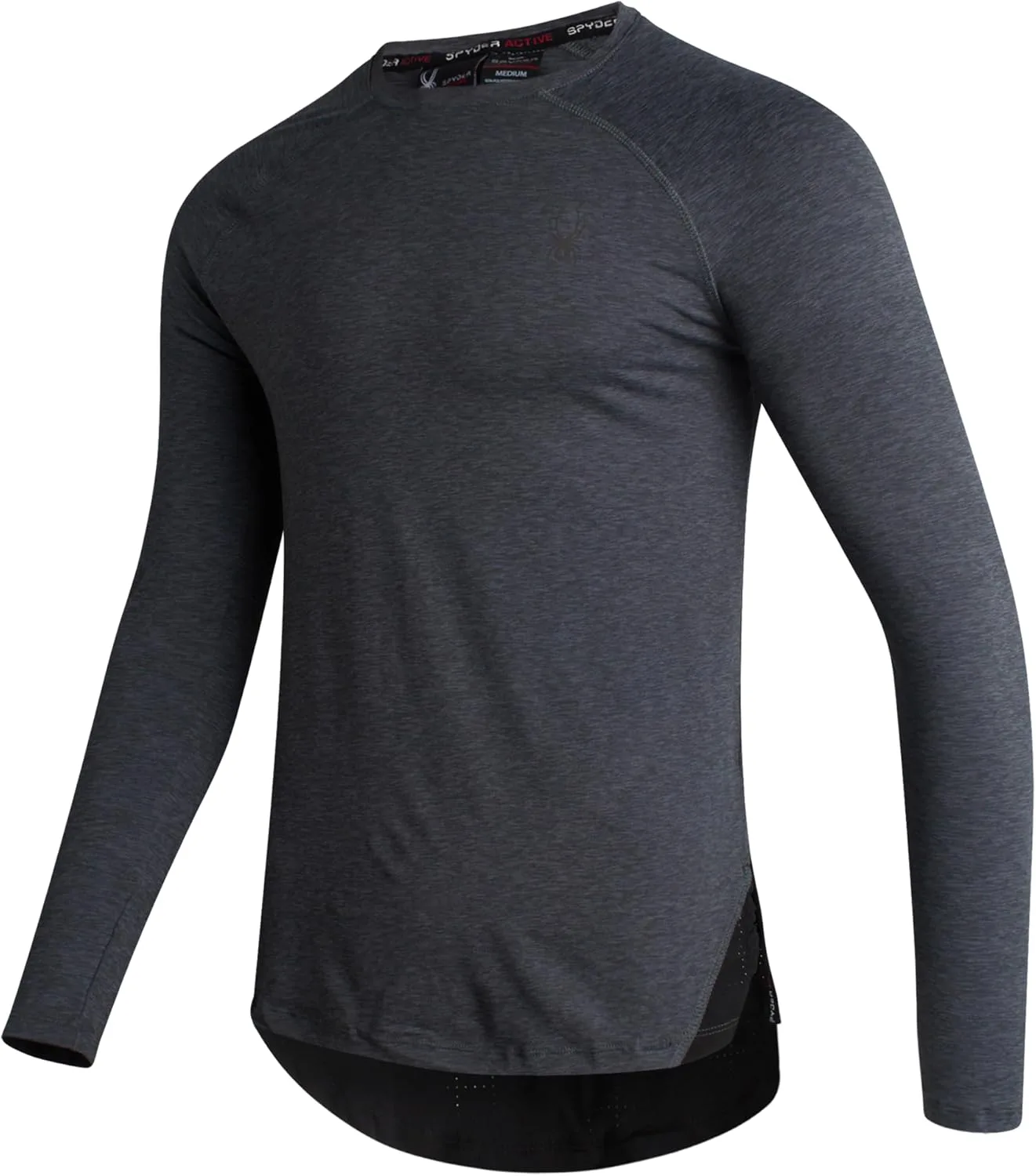 

Spyder мужская спортивная футболка - Sueded Crewneck с мягкой флисовой подкладкой и длинным рукавом