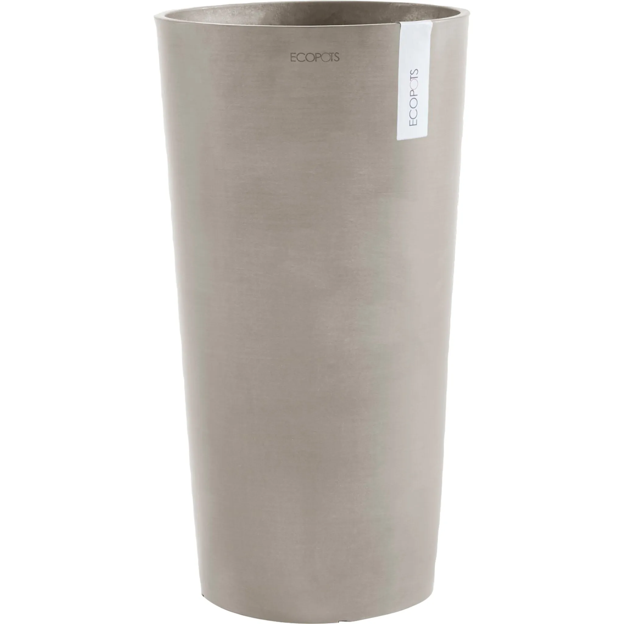 

Цветочный горшок ECOPOTS «AMSTERDAM HIGH Taupe», ШxГxВ: 41x41x76 см, серо-коричневый