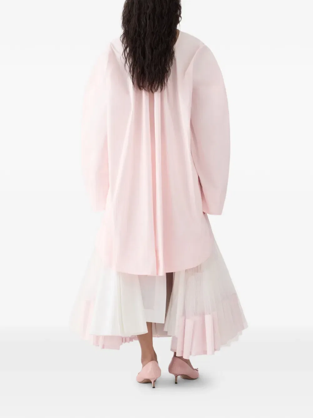 Рубашка с V-образным вырезом Jacquemus, розовый — фото 3