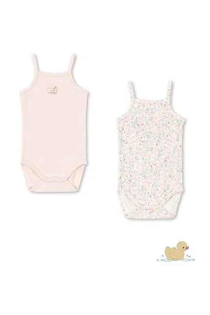 Боди детское на бретелях FIO 2 PACK STRAP BODY OCS 2 шт Fanga Fontana, розовый