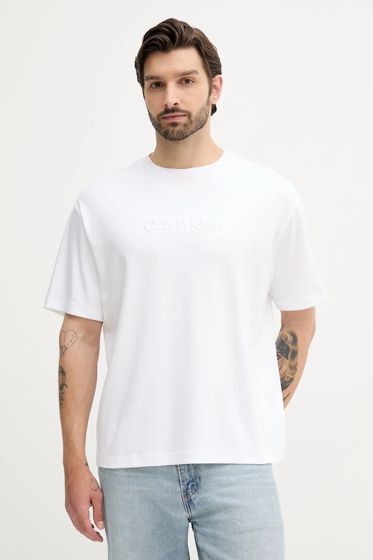 

Хлопковая футболка Calvin Klein, белый