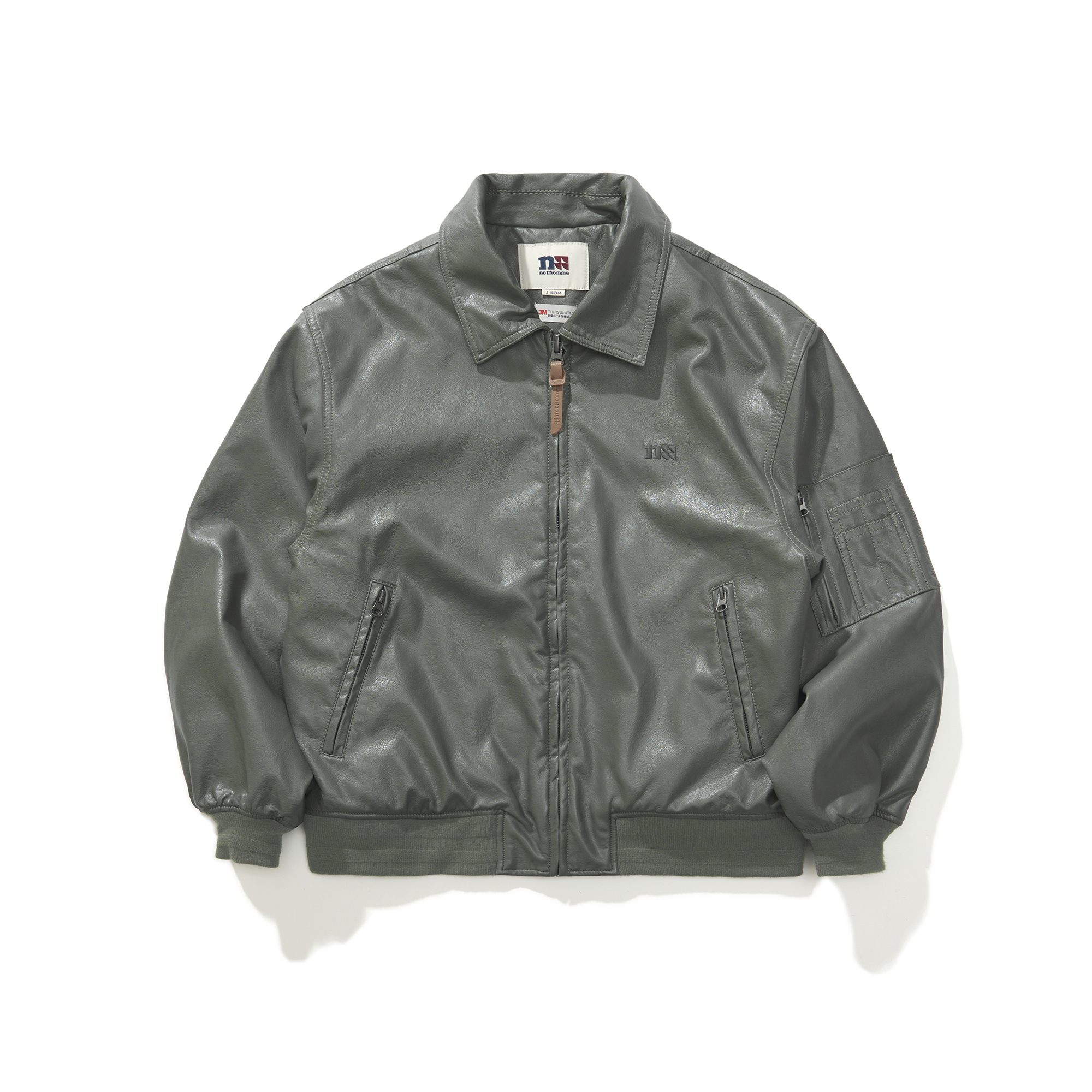 

NOTHOMME Пуховик Unisex, Gray Green
