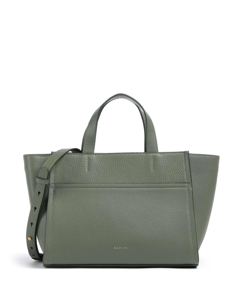 

Сумка Oak Street из зернистой коровьей кожи Radley London, хаки