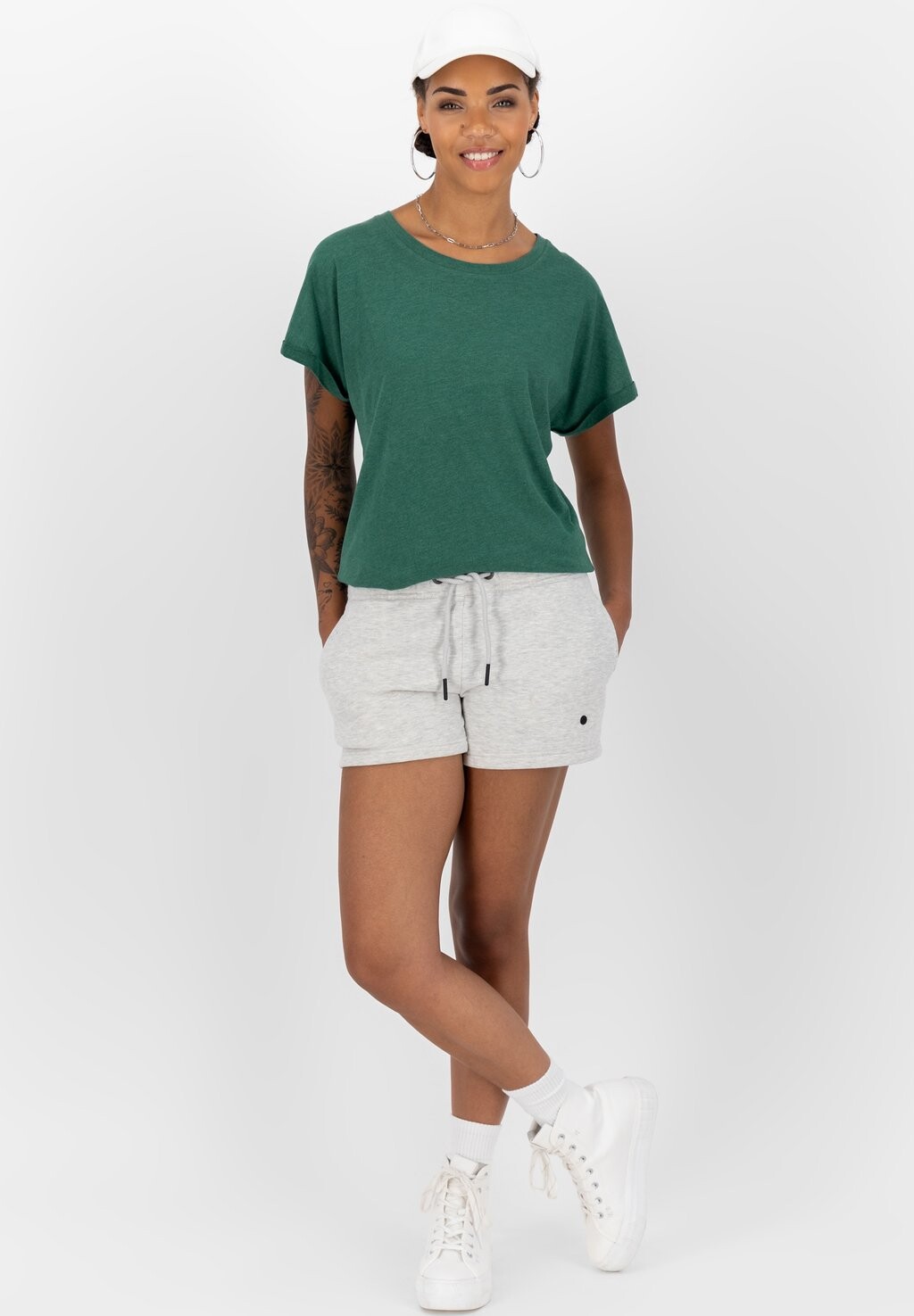 

Базовая футболка alife & kickin, цвет Mottled Green