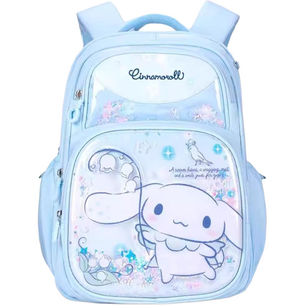 

Студенческий рюкзак из полиэстера обычный детский разноцветный Sanrio, Cinnamoroll