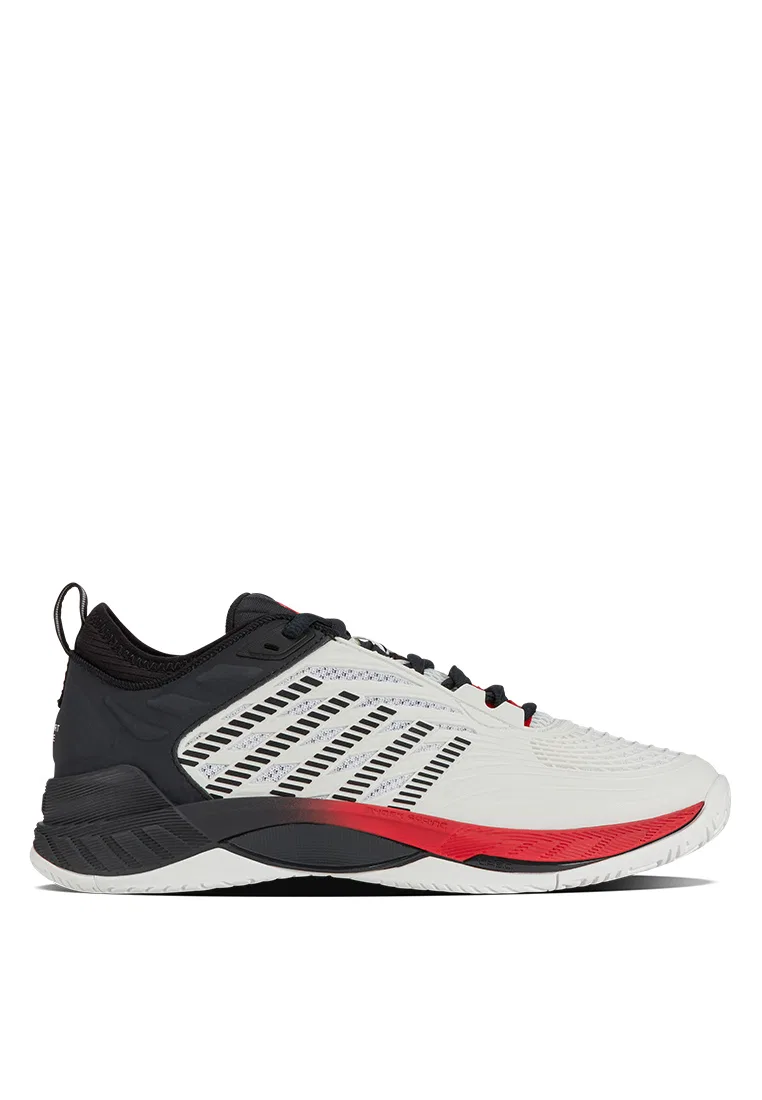 Мужские теннисные кроссовки Hypercourt Supreme 2, Puma K-Swiss, белый/черный/красный