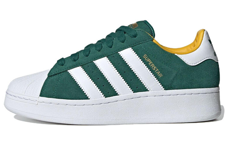 Adidas originals Superstar Обувь для скейтбординга унисекс, White/Green