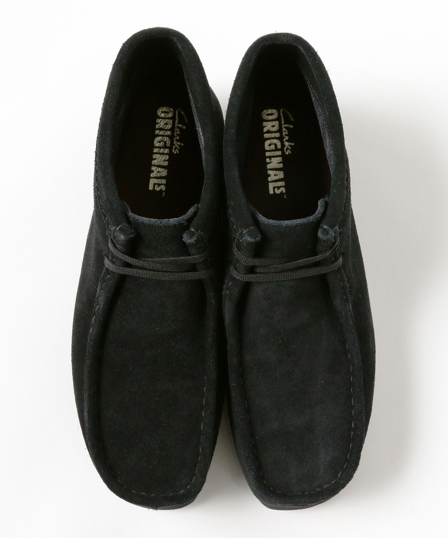 Ботинки Clarks ORIGINALS Wallabee GORE-TEX Beams, Black_Sde — фото 4