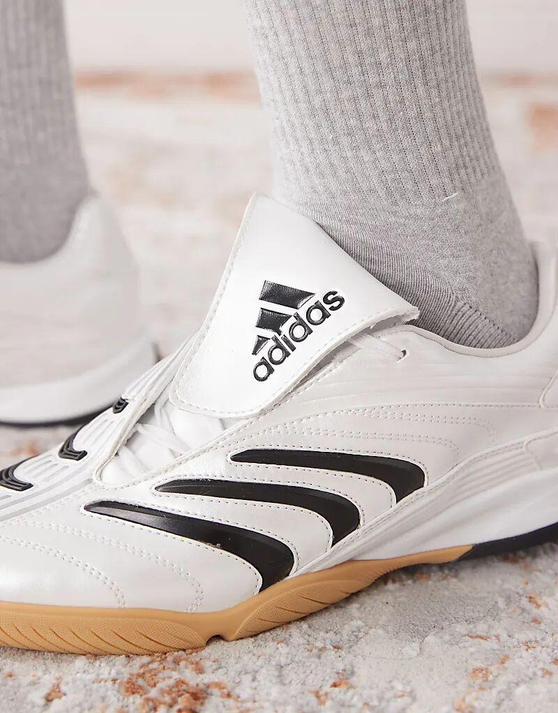 Кроссовки adidas Originals Predator Sala в цвете металлик серебристый и черный — фото 4