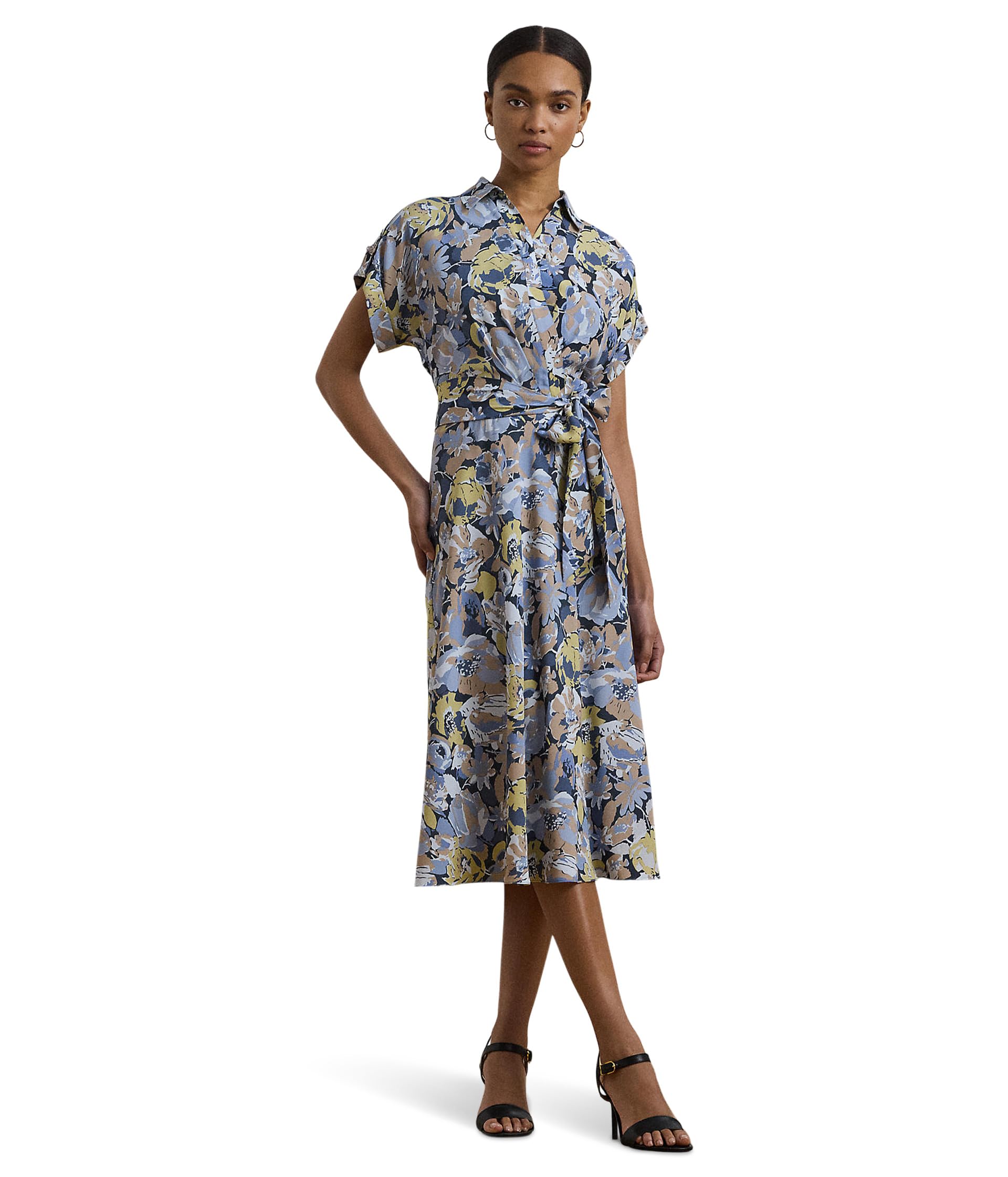 

Платье Lauren Ralph Lauren Fratillio-Short, синий мульти