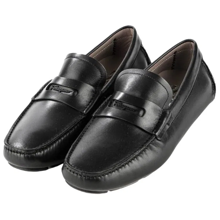 FERRAGAMO NEWTON Casual Shoes Men's Black — фото 4